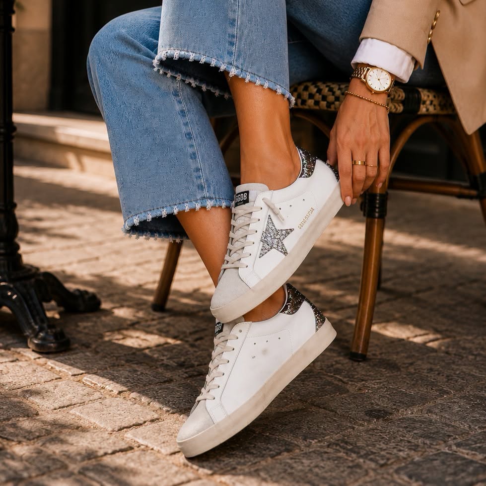 Golden Goose Superstar – Blanco y Plata