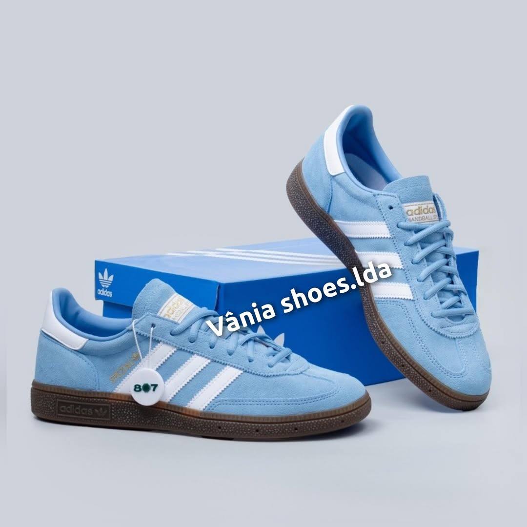 Adidas Handball Spezial Azul Claro / Branco