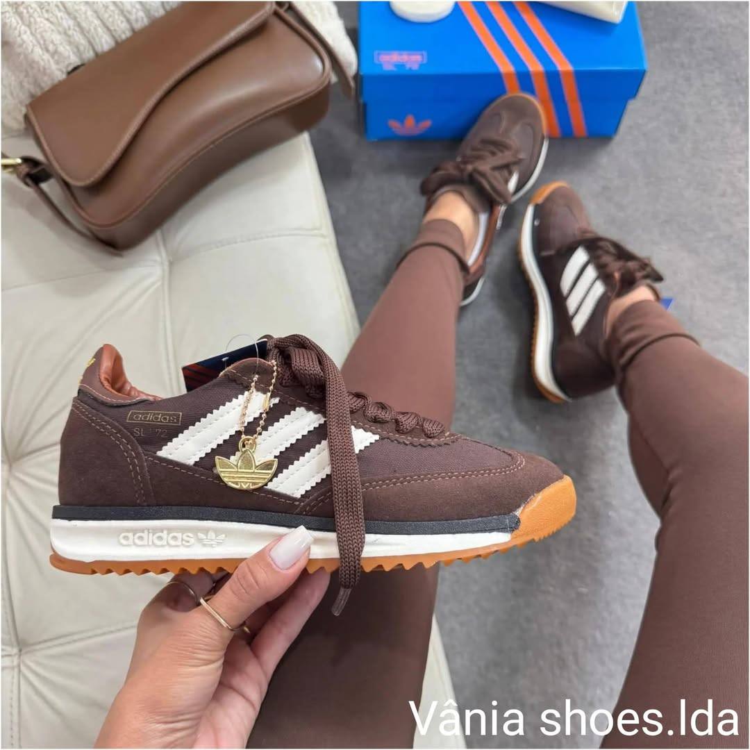 Adidas SL 72 – Castanho & Branco
