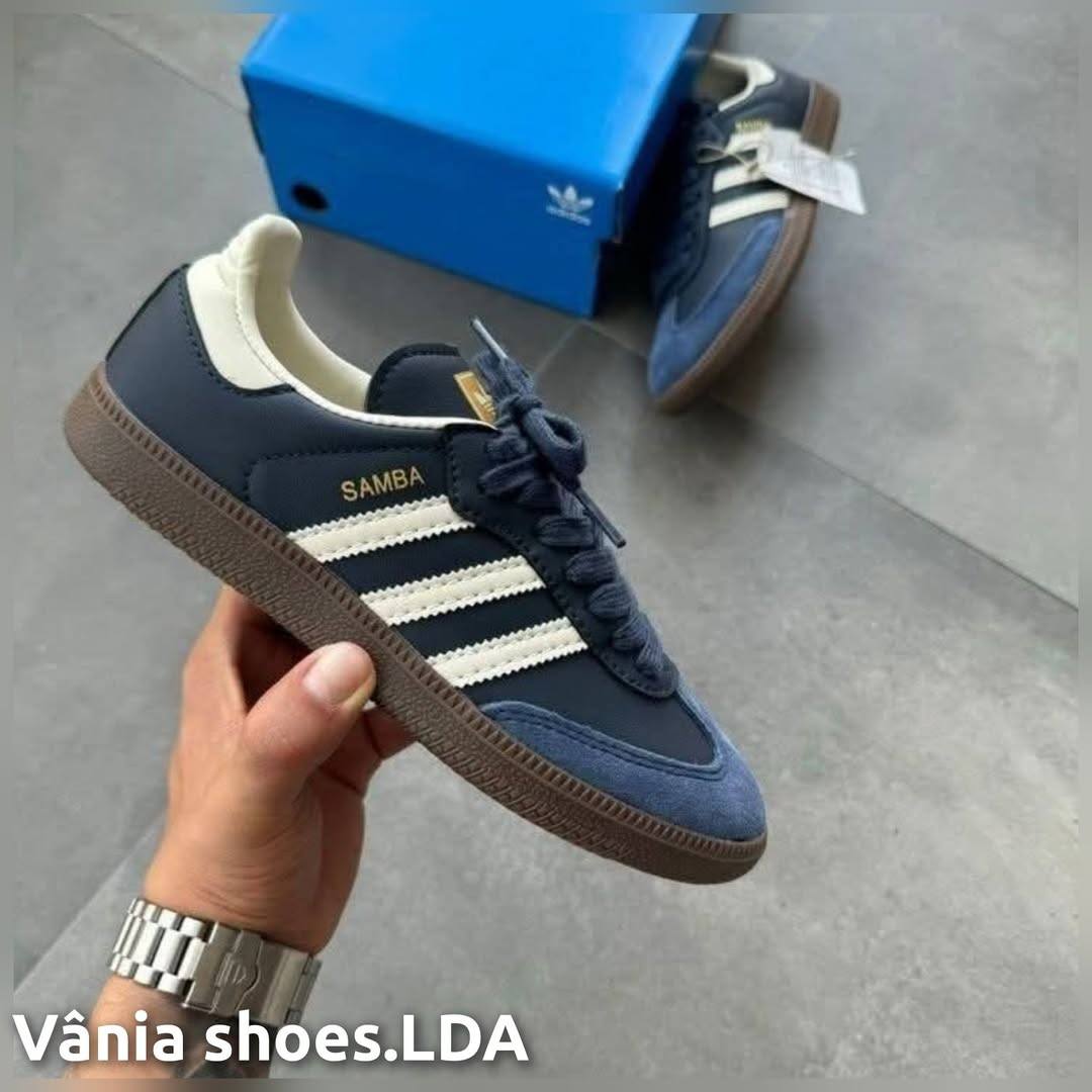 Adidas Samba – Azul Marinho & Branco