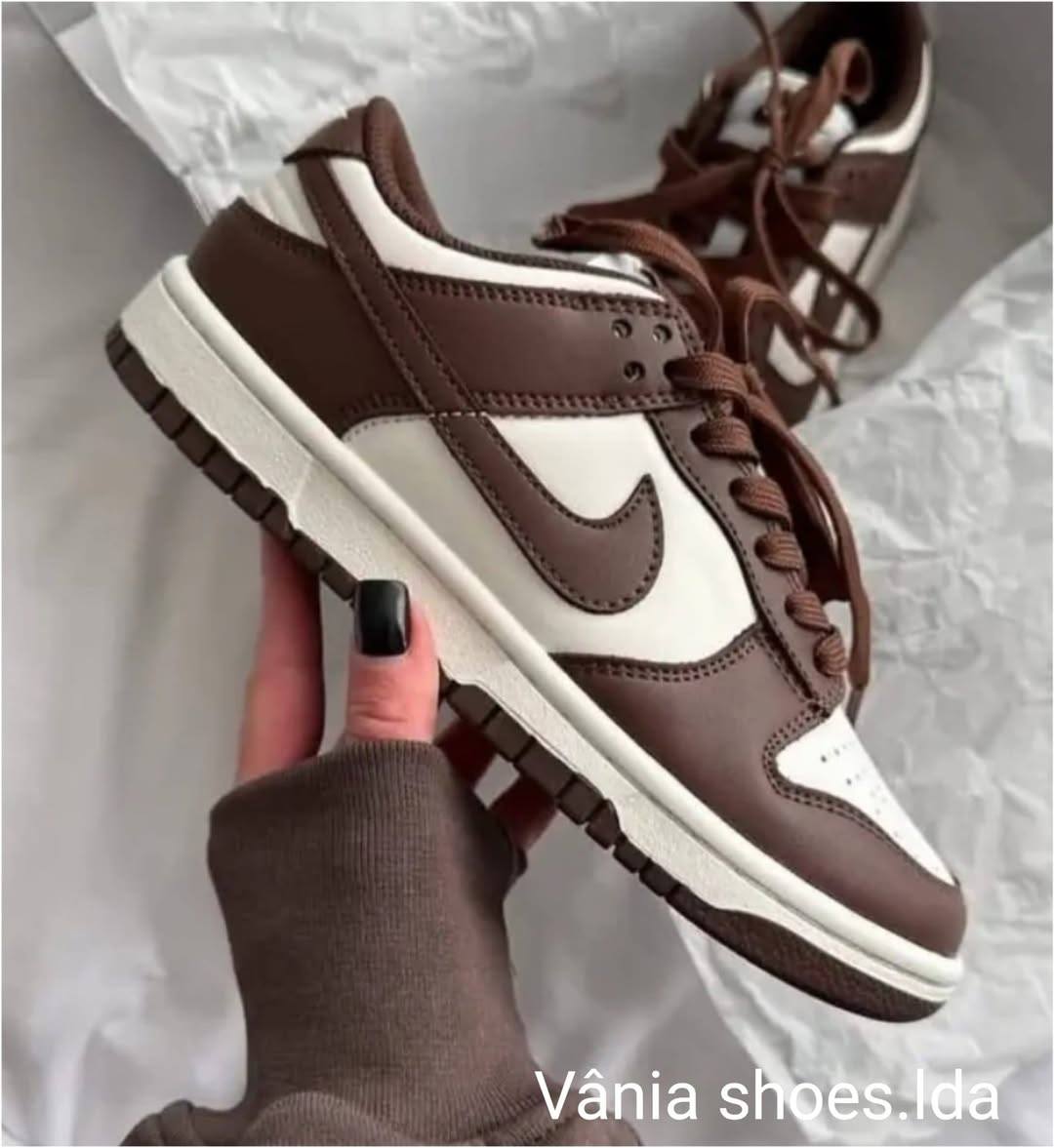 Nike Dunk Low Castanho e Branco