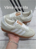 Adidas Samba Branco Gelo – Minimalismo, Elegância e Conforto