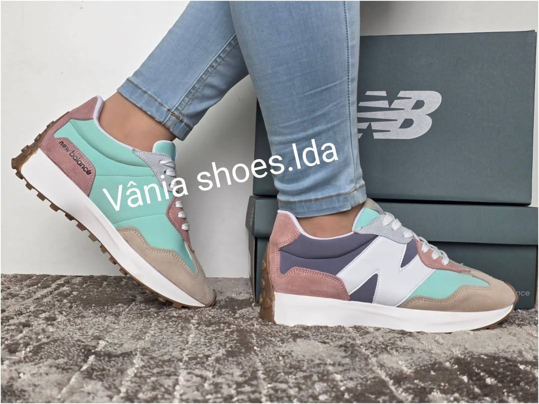 New Balance – Verde Água, Rosa & Bege