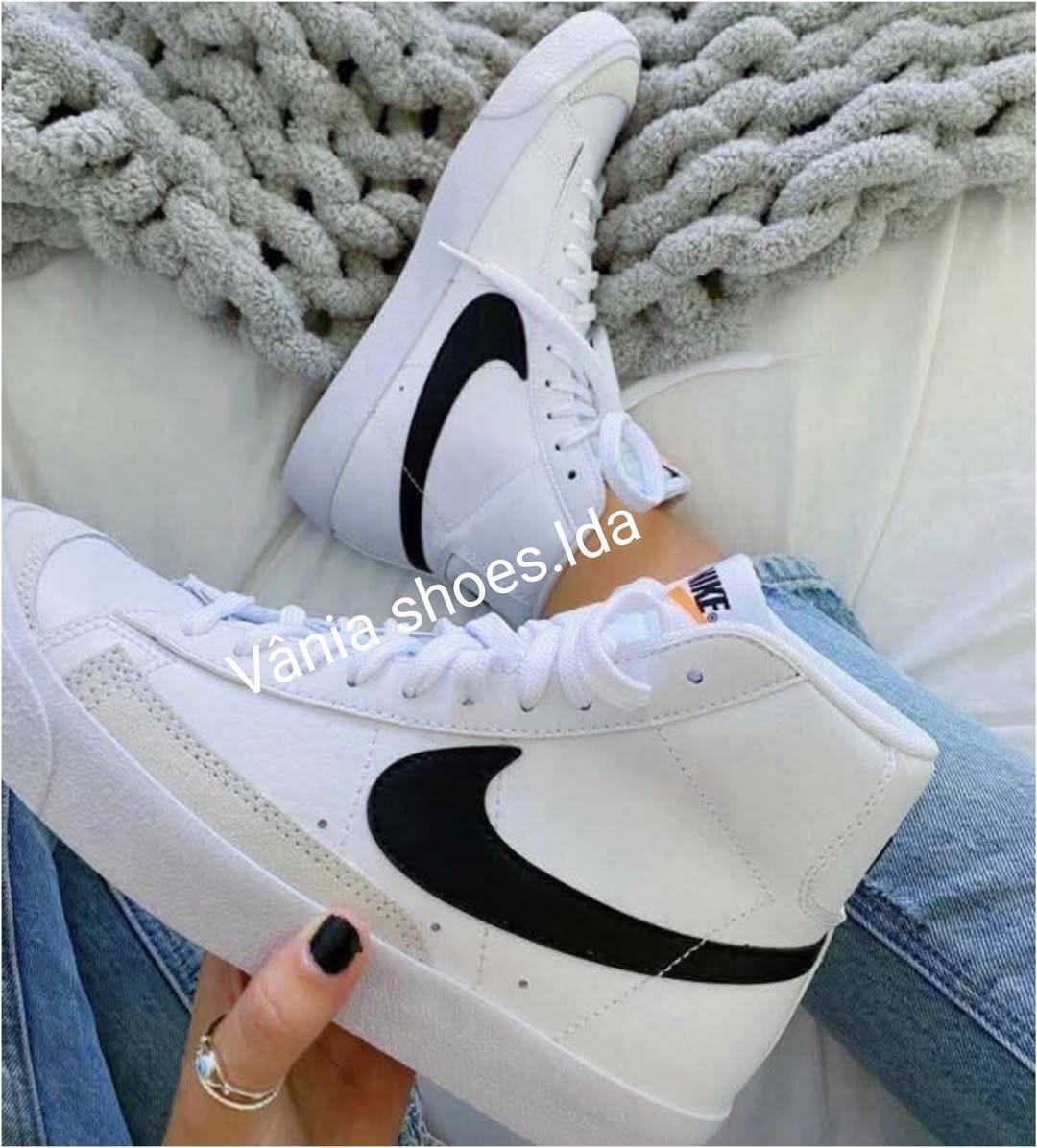 Nike Blazer Mid Branco e Preto