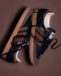Adidas Samba Preto/Castanho – Elegância Clássica com um Toque Moderno