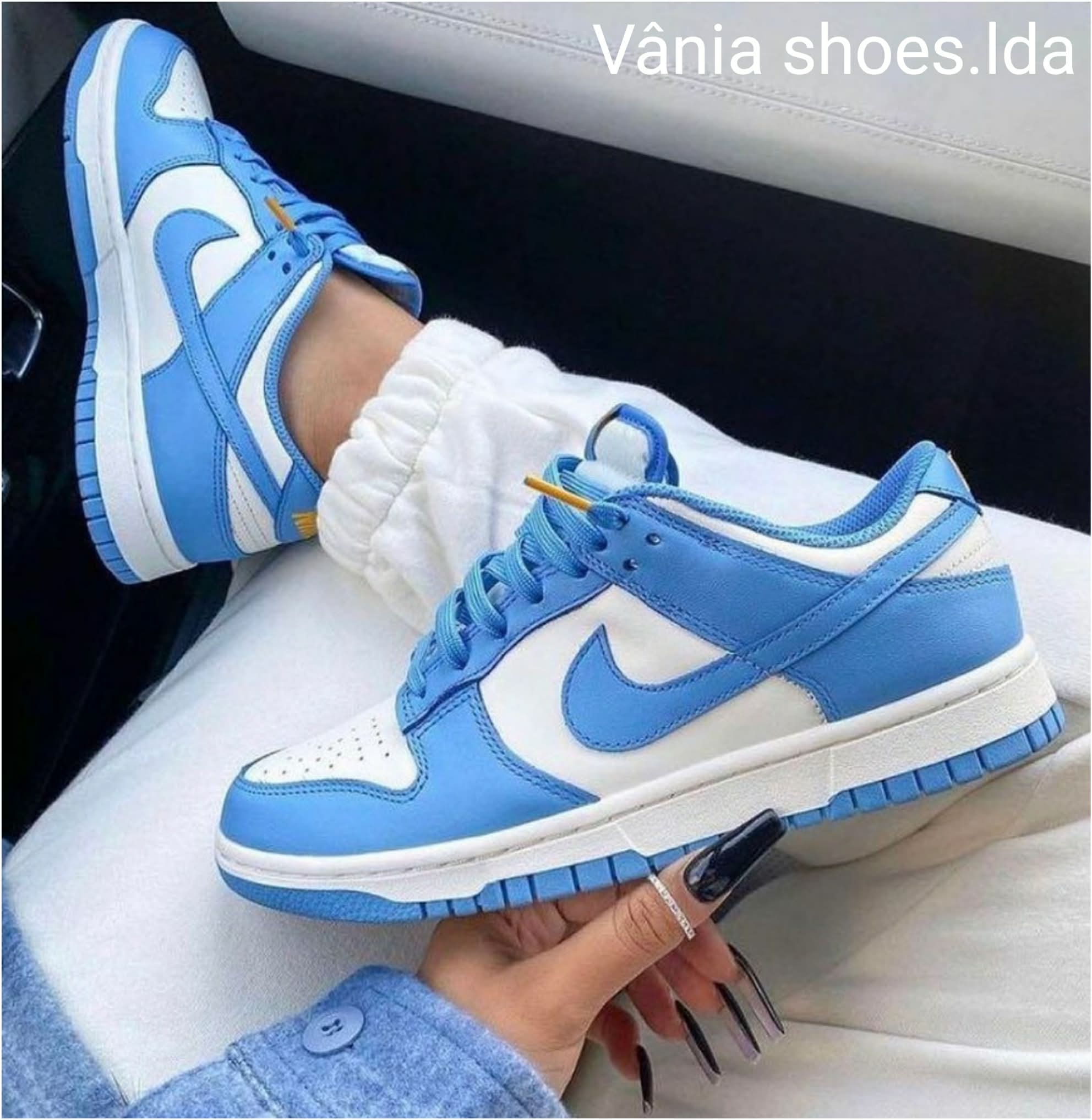 Nike Dunk Low Azul e Branco