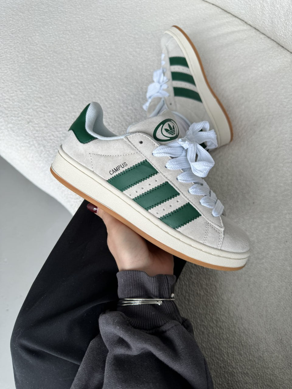 Adidas Campus Branco e Verde