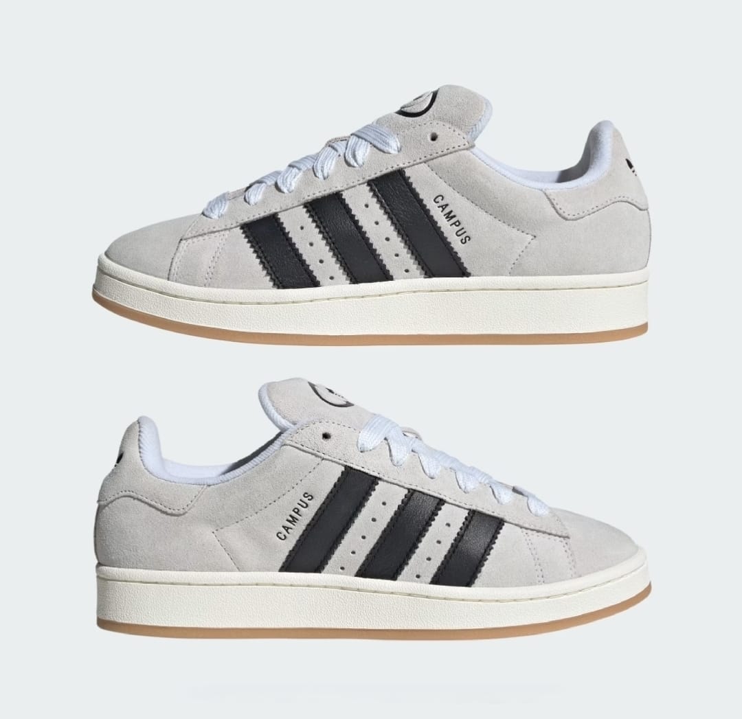 Adidas Campus Bege Claro e Preto