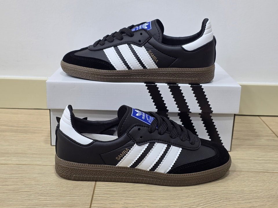 Adidas Samba Infantil Preto e branco